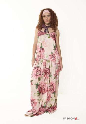 Pantalon à Imprimé Floral