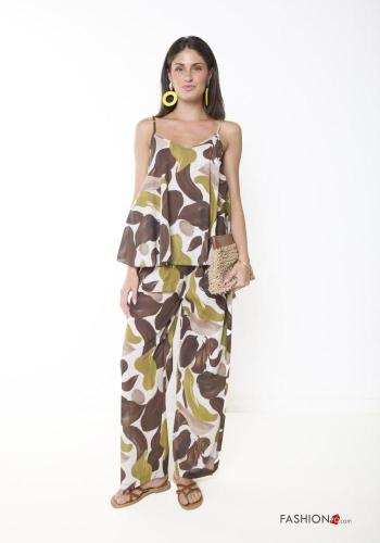 Abstract print Cotton Trousers - ph 1
