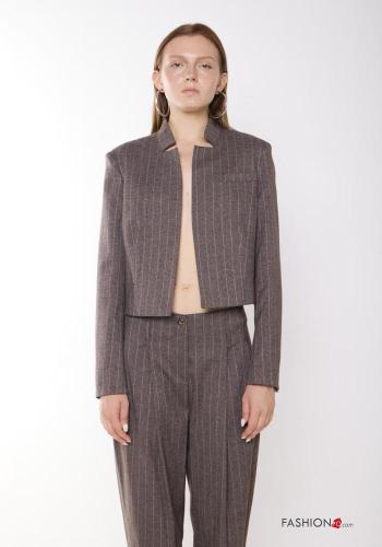 Veste Imprimé à rayures
