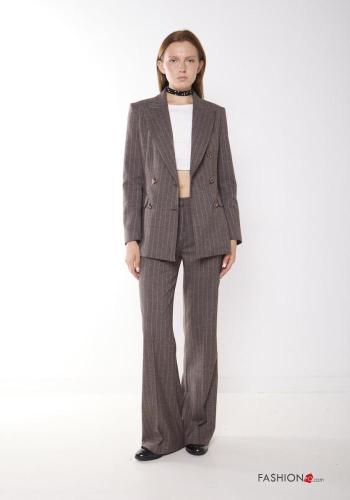 Pantalon Imprimé à rayures