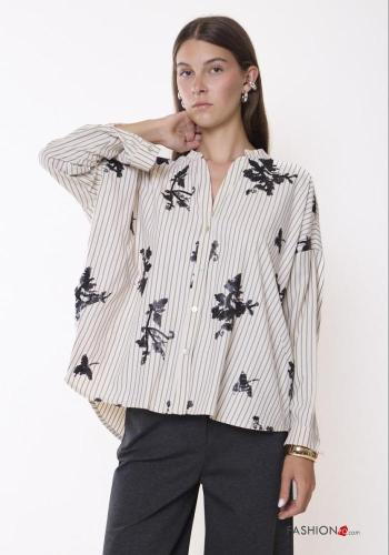 Camicia oversize Fantasia ricamata - ph 1