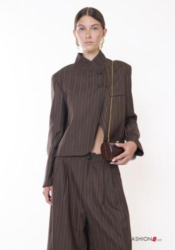 Giacca Fantasia righe con bottoni
