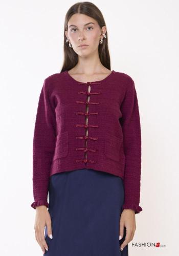 Cardigan in Misto Lana con nodo - ph 1