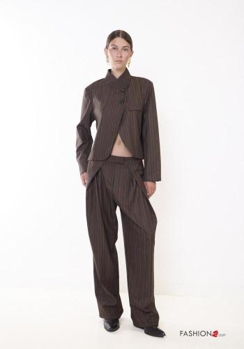 Pantalon Imprimé à rayures