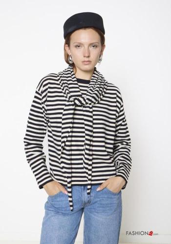 Striped Wool Mix Sweater