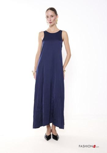 ärmellos lange Kleid