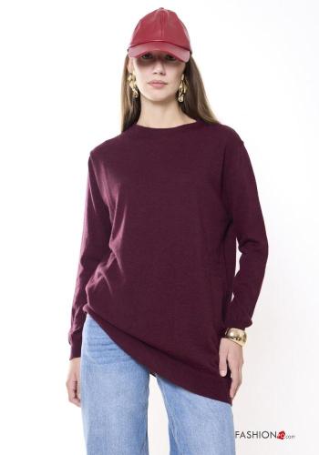 Maglione in Misto Lana asimmetrico