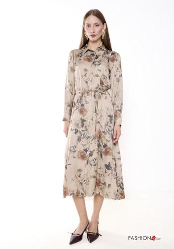 Floral Shirt dress
