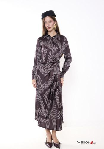 Geometric pattern Shirt dress - ph 1