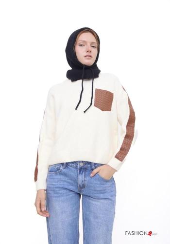Maglione in Misto Lana con tasche