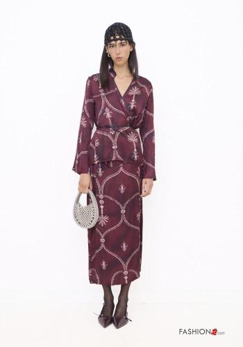 Gonna midi Fantasia batik