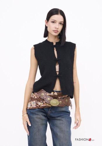 sleeveless Mohair Sweater