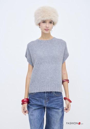 Pull en Mélange de Laine sans manches - ph 1