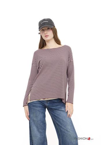 Striped asymmetrical Long sleeved top - ph 1