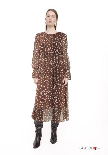 Vestido Estampado de lunares