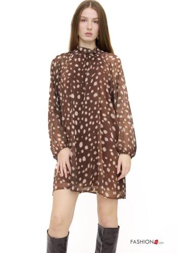 Vestido corto Estampado de lunares - ph 1