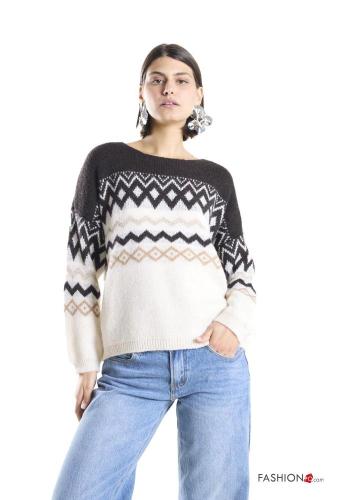 Maglione Fantasia geometrica