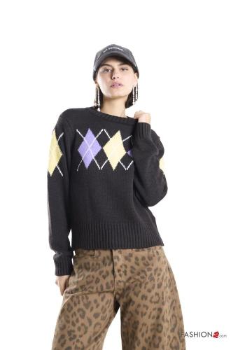 Geometric pattern Wool Mix Sweater