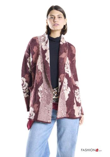 Cardigan in Misto Lana Fantasia floreale - ph 1