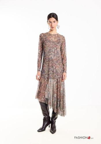 Floral asymmetrical Dress