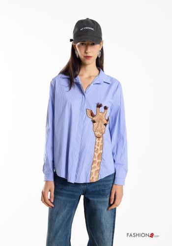 Camicia in Cotone Fantasia animali