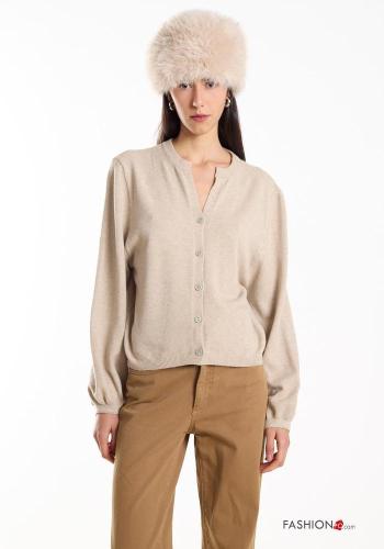 Cardigan with v-neck