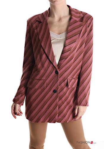 Striped Blazer with buttons