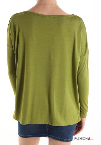 Camisola de mangas compridas Estilo Casual - ph 2