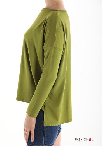 Camisola de mangas compridas Estilo Casual - ph 3