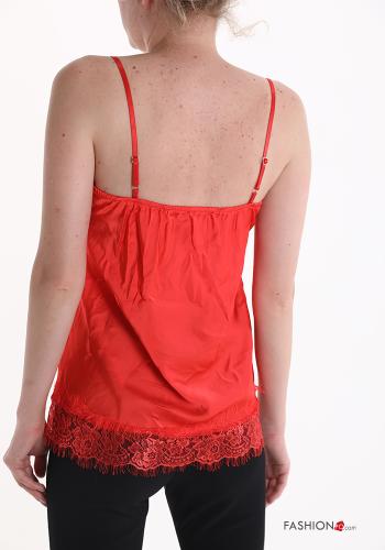 Top sín mangas encaje con cuello en v - ph 2