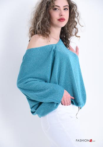 Strickpullover  V-Ausschnitt Lurex - ph 3