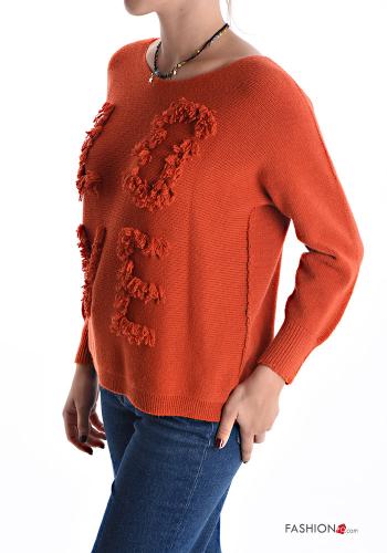 Lettering print Sweater - ph 3