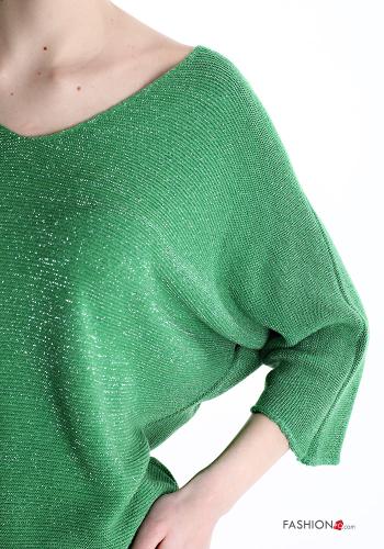Maglione lurex scollo a V - ph 4