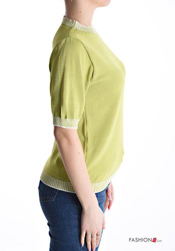 Chaqueta de punto manga corta cuello redondo - ph 3