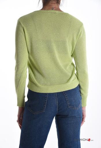 long sleeve Cardigan with buttons with v-neck - ph 2