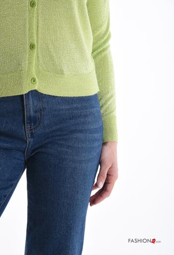 long sleeve Cardigan with buttons with v-neck - ph 4