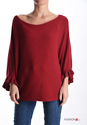 lange ärmel Strickpullover schulterfrei - ph 1