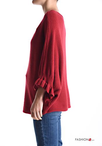 lange ärmel Strickpullover schulterfrei - ph 3