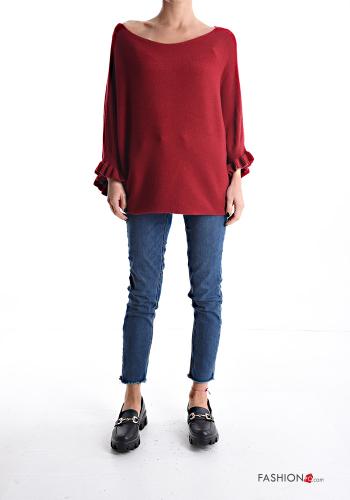 lange ärmel Strickpullover schulterfrei - ph 5