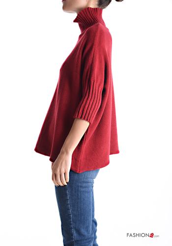 Strickpullover Rollkragen- 3/4 ärmel - ph 3