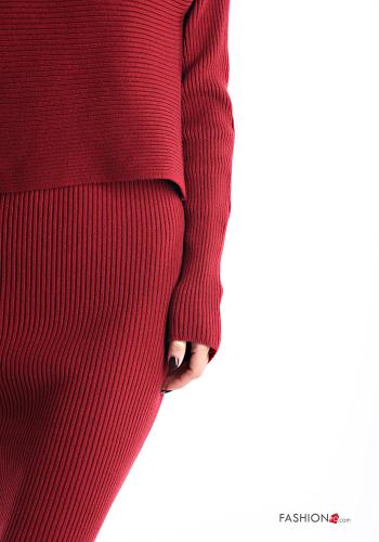 Ribbed crew neck long sleeve Co-ord - ph 4