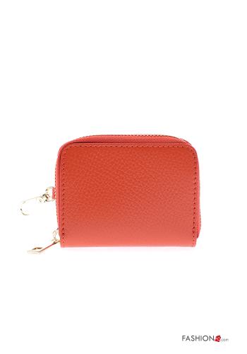 Cartera de Cuero Genuino con cremallera - ph 1