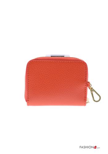 Cartera de Cuero Genuino con cremallera - ph 3