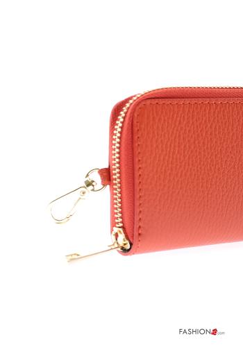 Cartera de Cuero Genuino con cremallera - ph 4