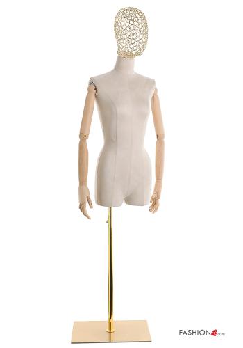 Manichino mezzo busto con testa intercambiabile - ph 7