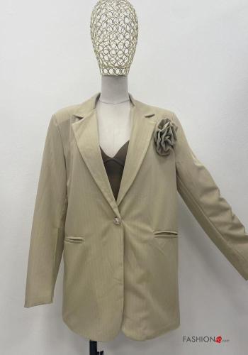 Striped Blazer with buttons - ph 1