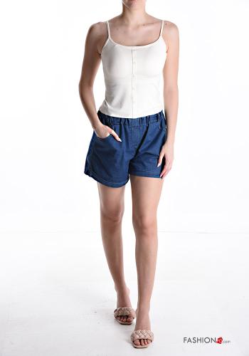 Ribbed Tank-Top with buttons with cups - ph 5