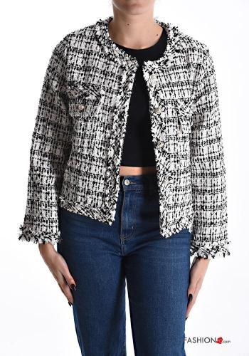 Giacca in Cotone tipo “Chanel” con bottoni