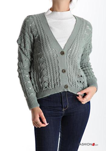 Cardigan with buttons