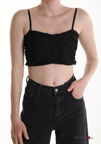 lace trim mini Top with cups